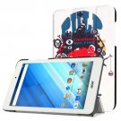 For Acer Iconia One 8 Fine Pattern Leather Case with 3 fold Holder