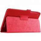 For Acer Iconia One 8 Red Litchi Solid Color Leather Case with Holder