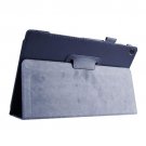 For ASUS Zenpad 10 Dark Blue Litchi Texture Flip Leather Case with Holder