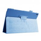 For ASUS Zenpad 10 Blue Litchi Texture Flip Leather Case with Holder