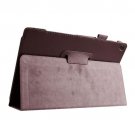 For ASUS Zenpad 10 Brown Litchi Texture Flip Leather Case with Holder