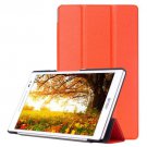 For ASUS Zenpad 8.0 Orange Custer Flip Leather Case with 3 Fold Holder