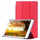 For ASUS Zenpad 8.0 Red Custer Flip Leather Case with 3 Fold Holder