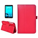 For ASUS MeMo Pad 7 Red Litchi Texture Flip Leather Case with Holder