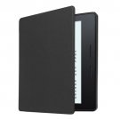 For Amazon Kindle Oasis Black Custer Leather Case with 3 fold holder