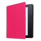 For Amazon Kindle Oasis Magenta Custer Leather Case with 3 fold holder