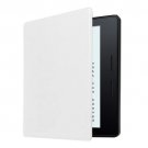 For Amazon Kindle Oasis White Custer Leather Case with 3 fold holder