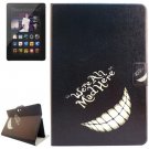 For Amazon Kindle Fire Grin Patterns Leather Case with Holder & Card Slots
