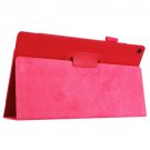For Amazon Fire HD 10 Red Litchi Flip Leather Case with Holder