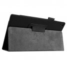 For Amazon Fire HD 8 Black Litchi Flip Leather Case with Holder
