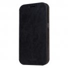 For Samsung Galaxy S7 Black Mofi Crazy Horse Leather Case with Holder