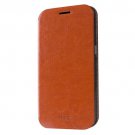 For Samsung Galaxy S7 Brown Mofi Crazy Horse Leather Case with Holder