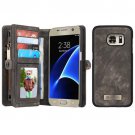 For Samsung Galaxy S7 Black CaseMe Detachable Leather Billfold Case