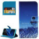For Galaxy S7 Exploration Pattern Leather Case with Holder, Card Slots & Wallet