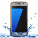 For Samsung Galaxy S7 3ATM Life Waterproof Gold TPU Protective Case