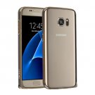 For Galaxy S7 Grey Hippocampal LOVE MEI Buckle Metal Aluminum Bumper Frame