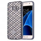 For Galaxy S7 Coppery URBAN KNIGHT Grid Texture PC + TPU Protective Case