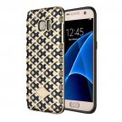 For Galaxy S7 Gold URBAN KNIGHT Grid Texture PC + TPU Protective Case