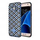 For Galaxy S7 Blue URBAN KNIGHT Grid Texture PC + TPU Protective Case