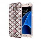For Galaxy S7 Rose Gold URBAN KNIGHT Grid Texture PC + TPU Protective Case