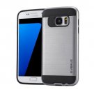For Galaxy S7 Grey Verus Brushed Texture PC + TPU Protective Case