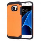 For Galaxy S7 Orange TPU + PC Armor Combination Case