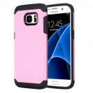 For Galaxy S7 Pink TPU + PC Armor Combination Case