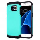 For Galaxy S7 Green TPU + PC Armor Combination Case
