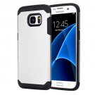 For Galaxy S7 Silver TPU + PC Armor Combination Case