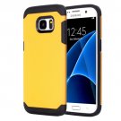 For Galaxy S7 Yellow TPU + PC Armor Combination Case