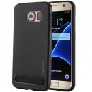 For Galaxy S7 Black MOTOMO Armor Metal + TPU Protective Case