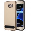 For Galaxy S7 Gold MOTOMO Armor Metal + TPU Protective Case