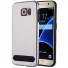 For Galaxy S7 Silver MOTOMO Armor Metal + TPU Protective Case