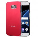For Galaxy S7 Red Heat Radiation Design Armor Metal + PC Protective Case