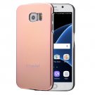 For Galaxy S7 Rose Gold Heat Radiation Design Armor Metal + PC Protective Case