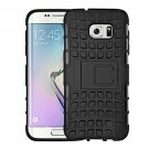 For Galaxy S7 Black Tire Combination Case with Separable Black Holder