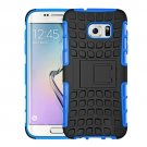 For Galaxy S7 Dark Blue Tire Combination Case with Separable Black Holder