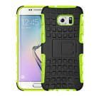 For Galaxy S7 Green Tire Combination Case with Separable Black Holder