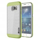 For Galaxy S7 Green Slicoo Separable Brushed TPU + Electroplating PC Case