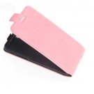 For iPhone 7 Pink Vertical Flip Leather Case with Card Slot & Photo Frame