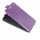 For iPhone 7 Purple Vertical Flip Leather Case with Card Slot & Photo Frame