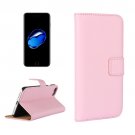 For iPhone 7 Pink Geniune Leather Case with Holder & Card Slots & Wallet