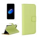 For iPhone 7 Green Geniune Leather Case with Holder & Card Slots & Wallet