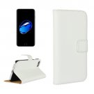For iPhone 7 White Geniune Leather Case with Holder & Card Slots & Wallet