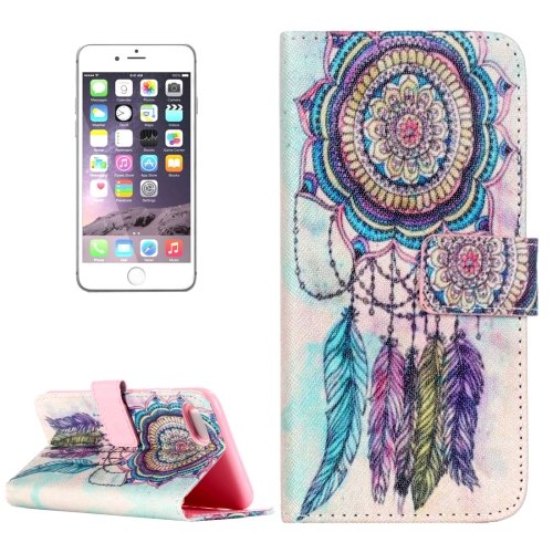 For iPhone 7 Dream Catcher Leather Case with Holder & Card Slots & Wallet