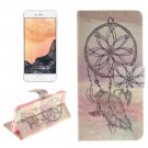 For iPhone 7 Feather Pattern Leather Case with Holder, Card Slots & Wallet