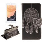 For iPhone 7 Peocock Pattern Leather Case with Holder, Card Slots & Wallet