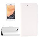 For iPhone 7 White Crazy Horse Leather Case with Holder, Card Slots & Wallet