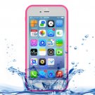 For iPhone 7 Pink Tridimensional Diamond Pattern Life Waterproof Case