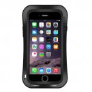 For iPhone 7 Black LOVE MEI Dustproof Shockproof Anti-slip Metal Case